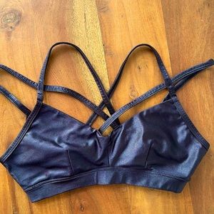 Betsey Johnson Strappy Activewear Bra XS